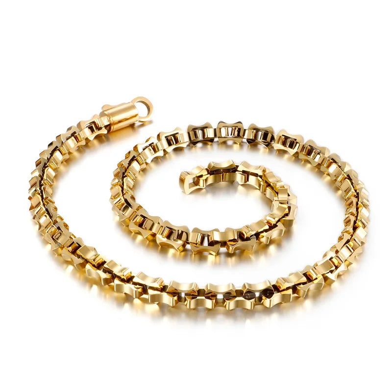 Man's Chain Link Fashion, Stainless Steel Necklace