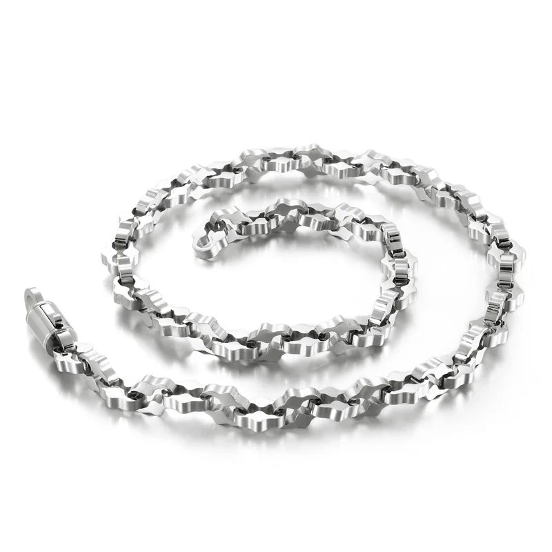 Man's Chain Link Fashion, Stainless Steel Necklace