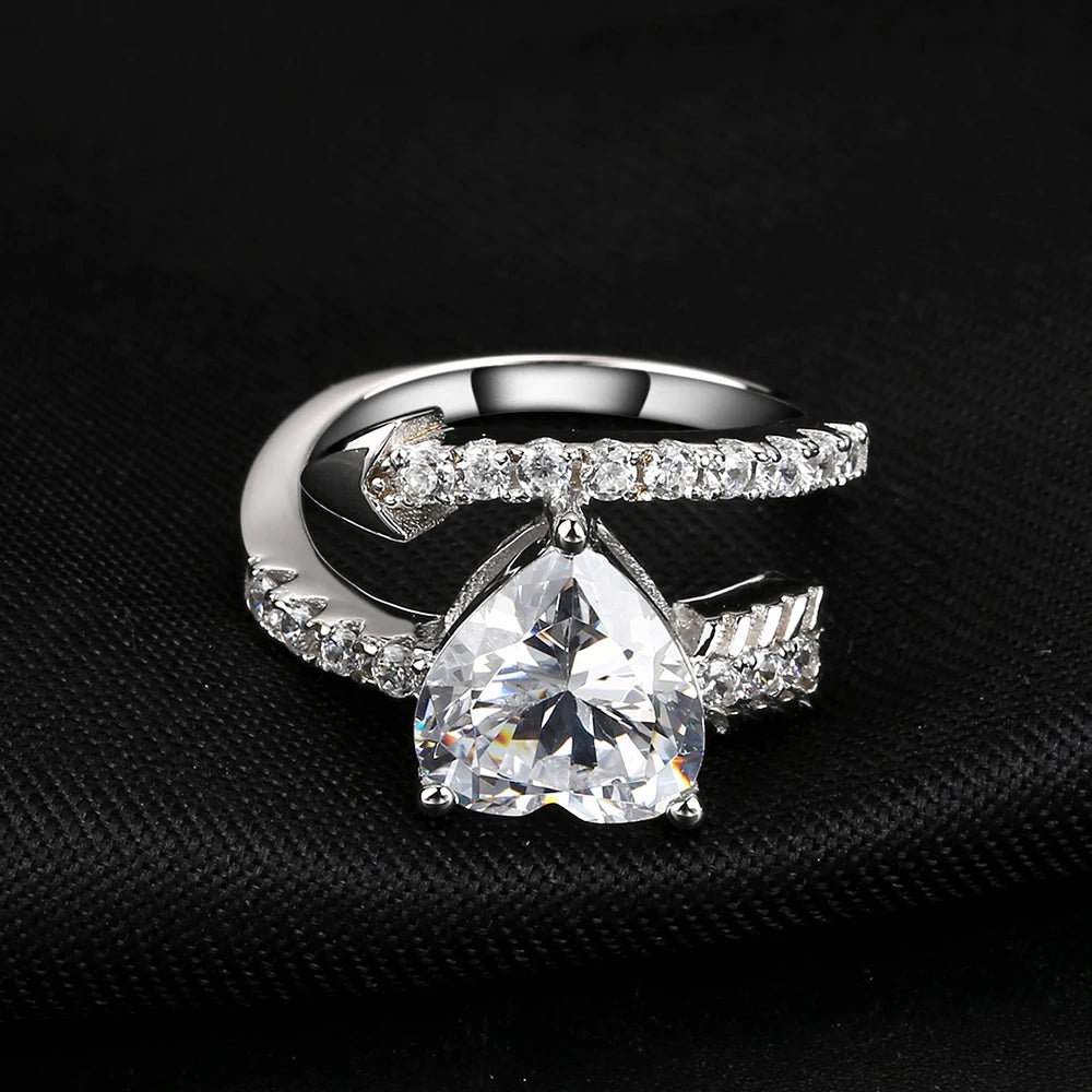 Check Out Our Mobile Watch Price, Heart Cubic Zirconia Wedding Engagement Ring For Women