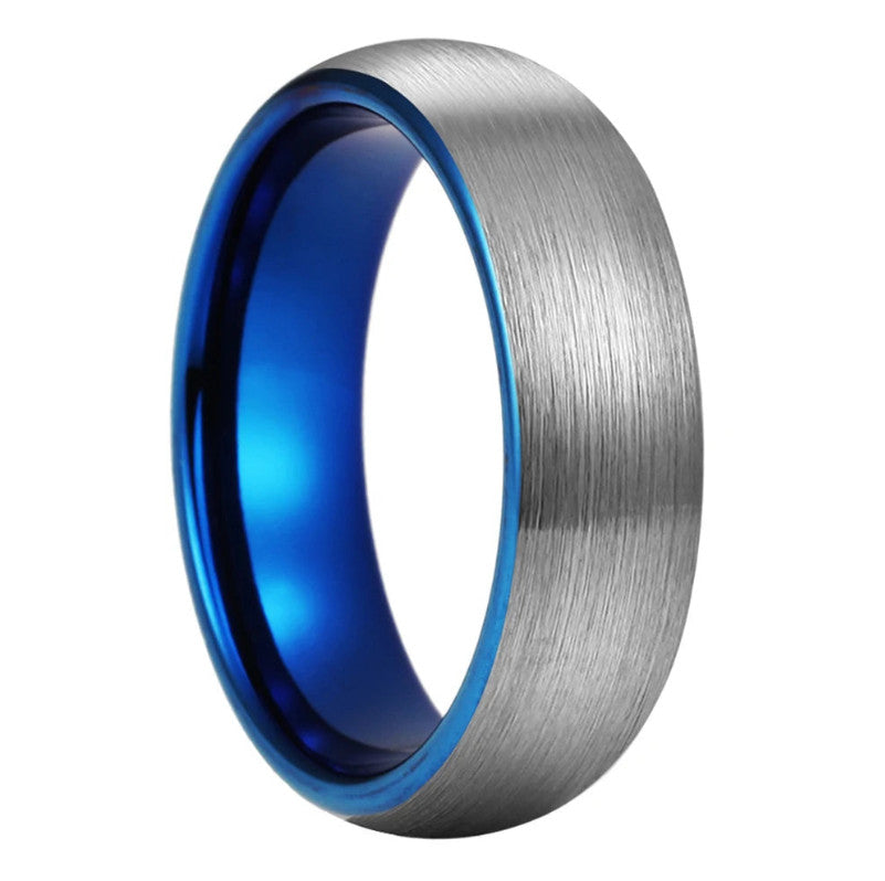 Men, Womens Domed Brushed Engagement Ring