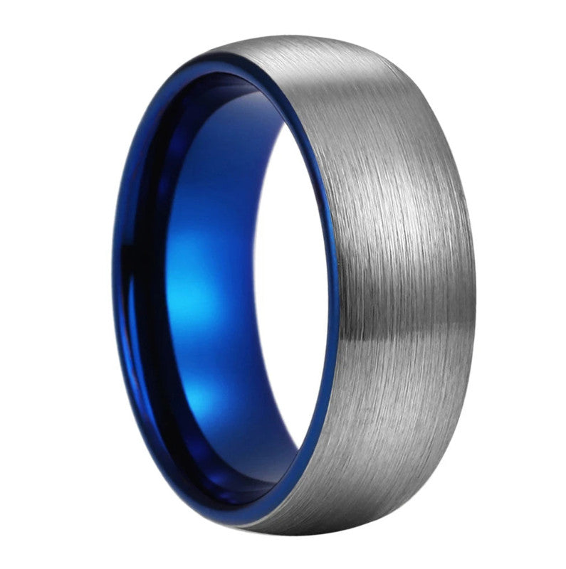 Men, Womens Domed Brushed Engagement Ring