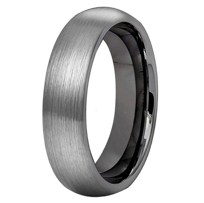 Men, Womens Domed Brushed Engagement Ring