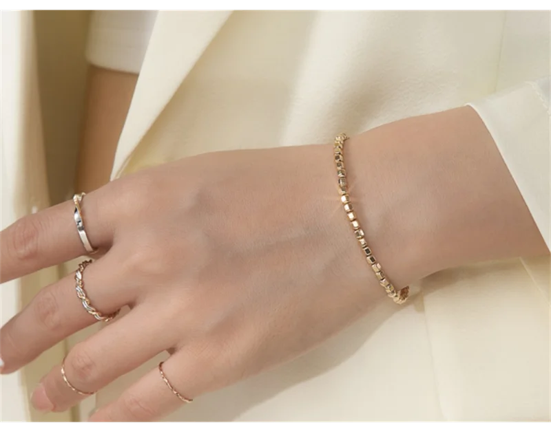 Check Out Our Mobile Watch Price, 14K Gold Filled Bead Bracelet Handmade Anklets for Women