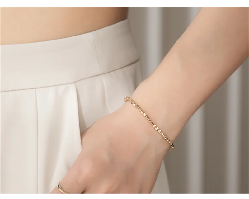Check Out Our Mobile Watch Price, 14K Gold Filled Bead Bracelet Handmade Anklets for Women