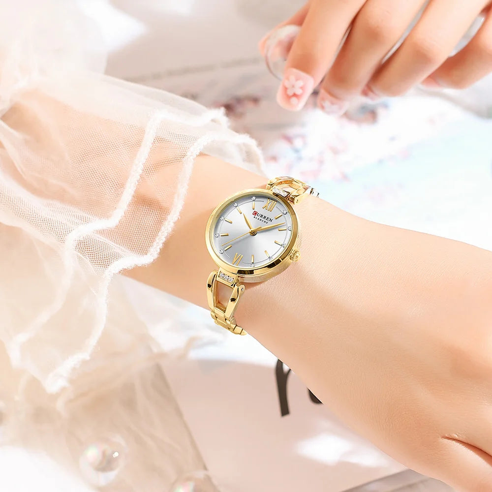 Womens Vintage Roman Scale Quartz Watch