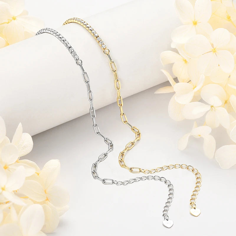 18k Gold Plated Moissanite Cuban Bracelet for Women & Men