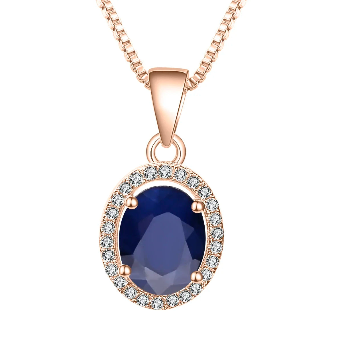 Check Out Our Mobile Watch Price, Blue Sapphire Gold 925 Silver Pendant Necklace For Women
