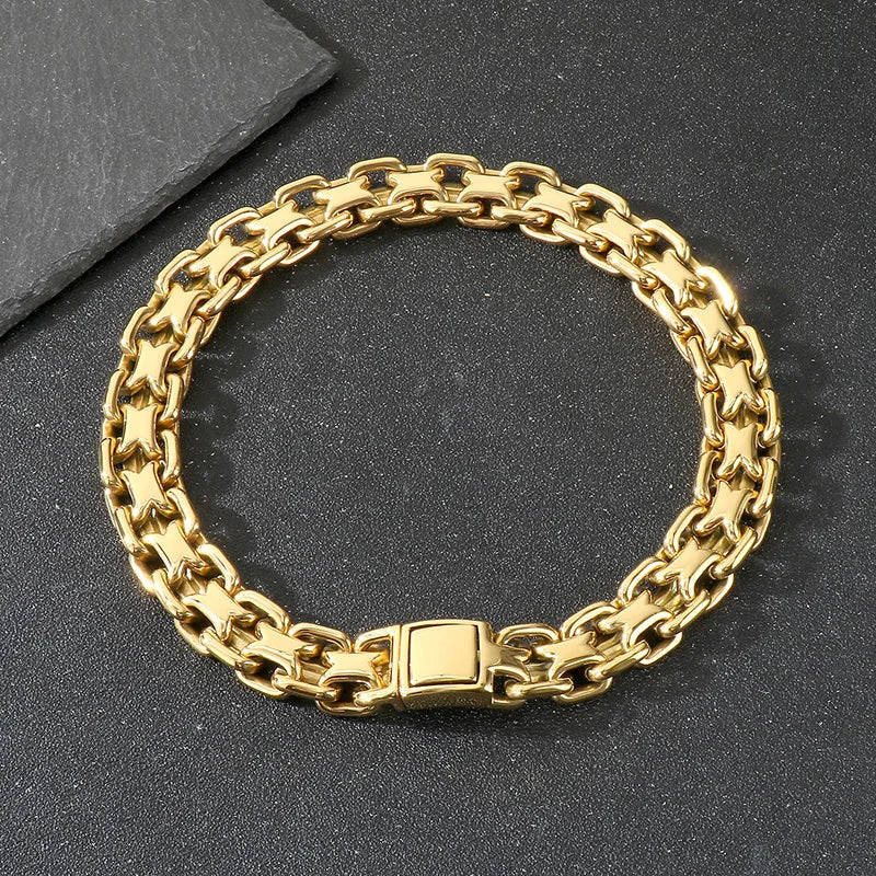 Stainless Steel Heavy Double Zero Chain Neckalce for Men