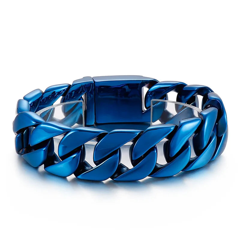 Men's 316 Stainless Steel Gold Bracelet Bangle