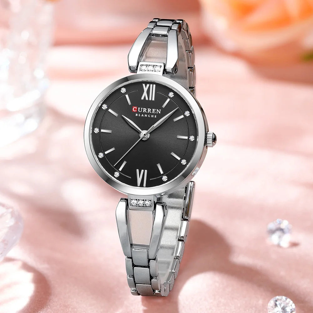 Womens Vintage Roman Scale Quartz Watch
