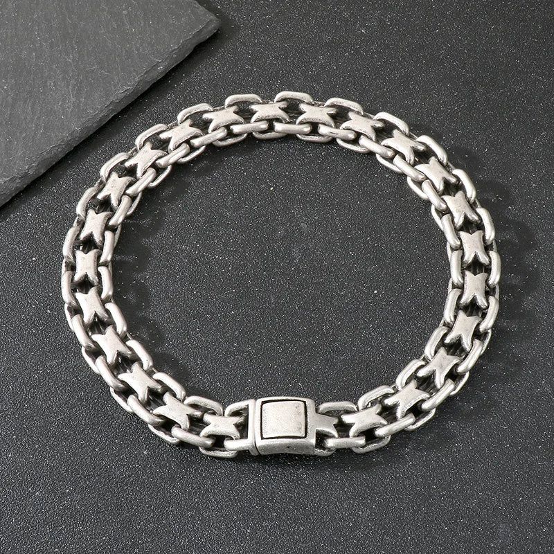 Stainless Steel Heavy Double Zero Chain Neckalce for Men