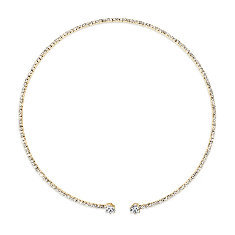 Check Out Our Mobile Watch Price, Women Heart Cut Moissanite Collar Necklace Sterling Silver