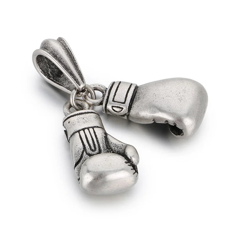 Check Out Our Mobile Watch Price, Men Stainless Steel Boxing Fist Chain Link Fashion Necklace