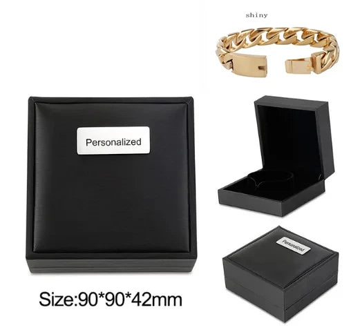Mens Stainless Steel Brushed Cuban Link Chain Bracelet