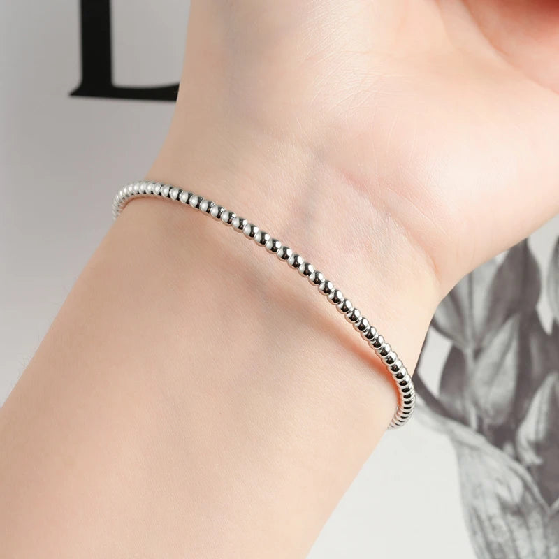 Check Out Our Mobile Watch Price, Womens Bangle Silver Bezel Round Moissanite Bracelet