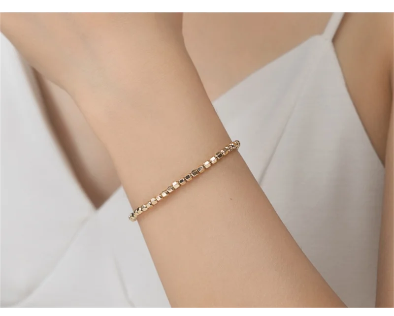Check Out Our Mobile Watch Price, 14K Gold Filled Bead Bracelet Handmade Anklets for Women