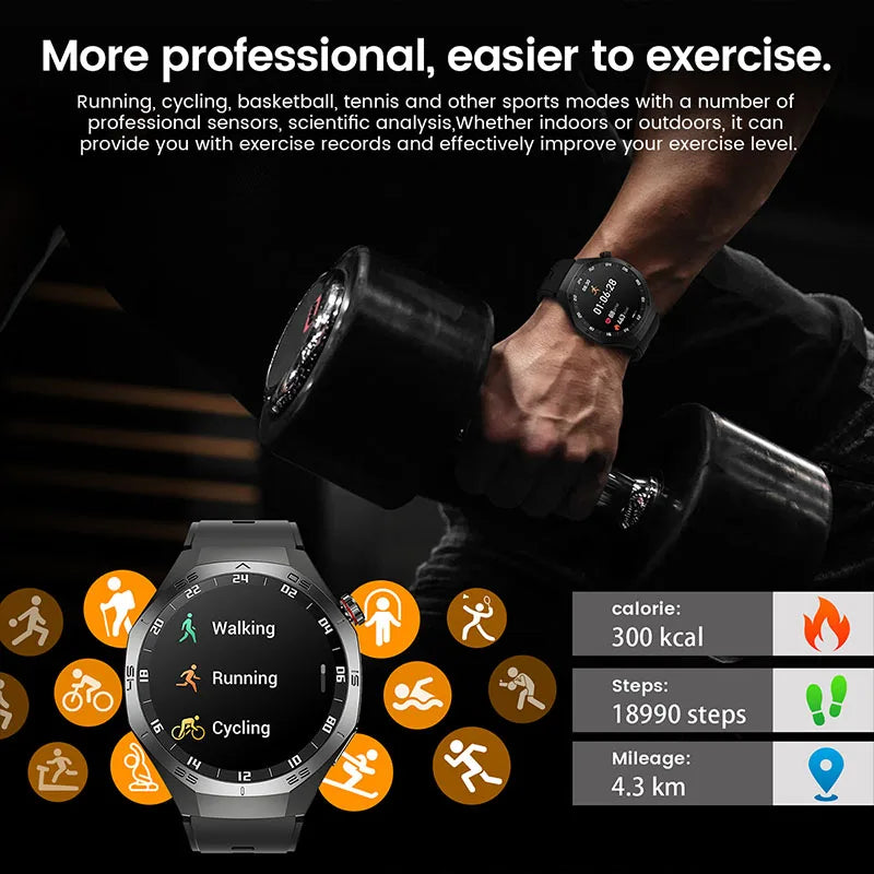 Mobile Watch Price GT5 Pro Smart Watch Heart rate Bluetooth