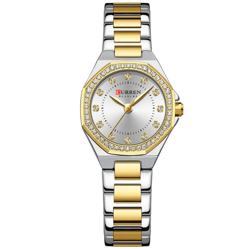 Women's Stainless Steel Waterproof Quartz Watch