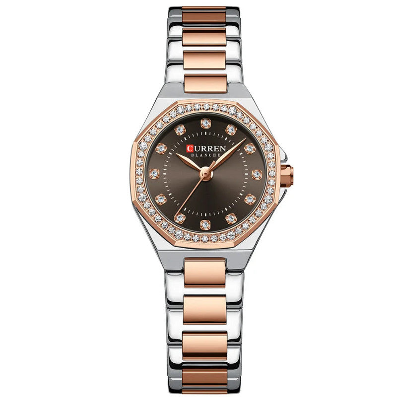 Women's Stainless Steel Waterproof Quartz Watch