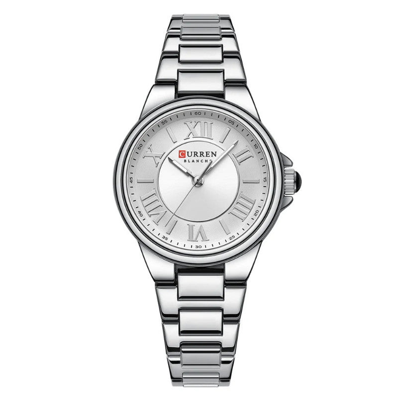 Women Stainless Steel Sports Dress Quartz Watch