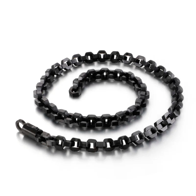 Man's Chain Link Fashion, Stainless Steel Necklace