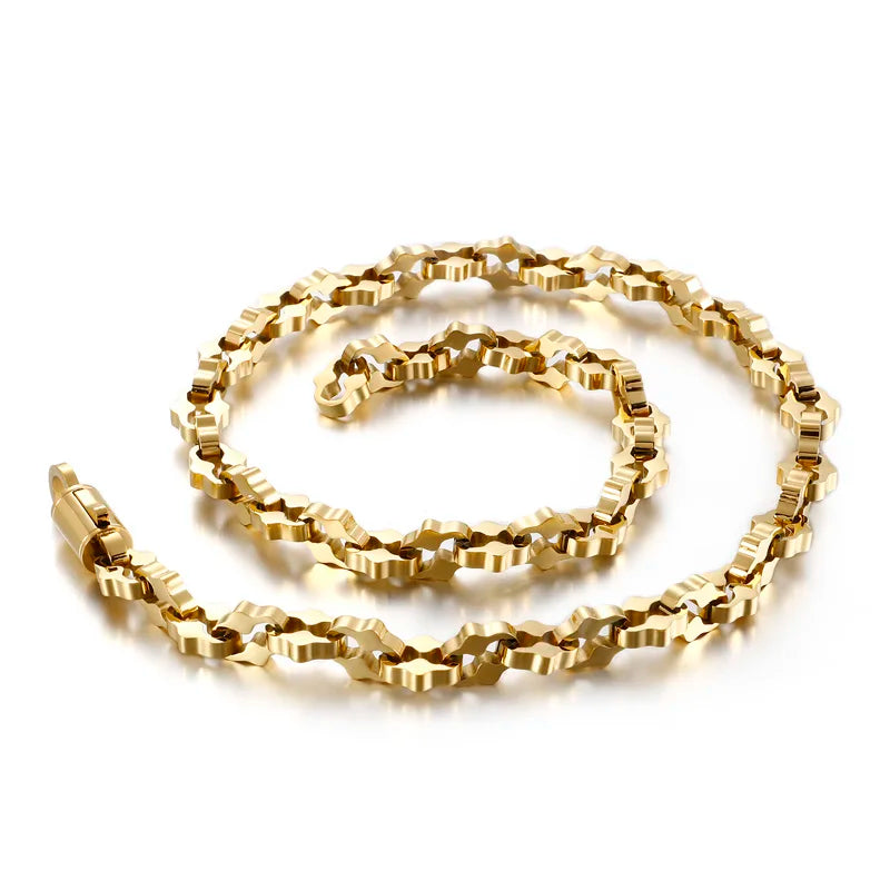 Man's Chain Link Fashion, Stainless Steel Necklace