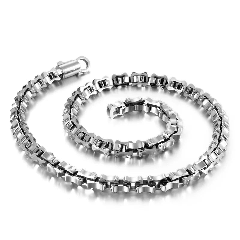 Man's Chain Link Fashion, Stainless Steel Necklace