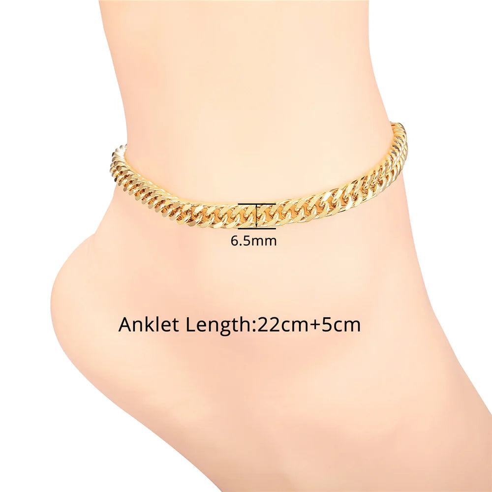 Figaro Bead Chain Anklet for Women And Girls