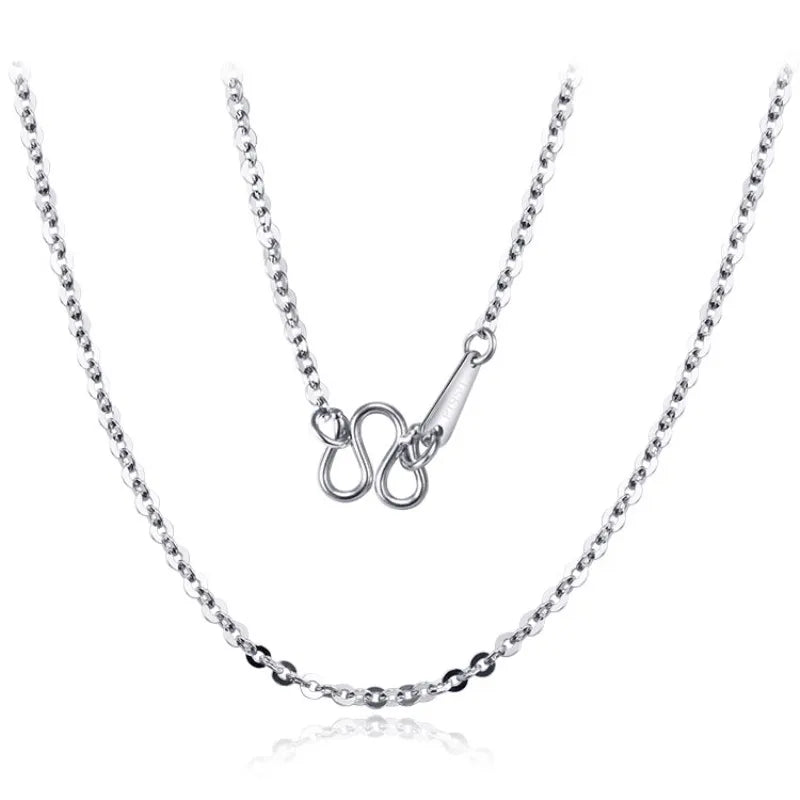 Platinum 950 Pt950 Necklace For Women O Link Necklace.