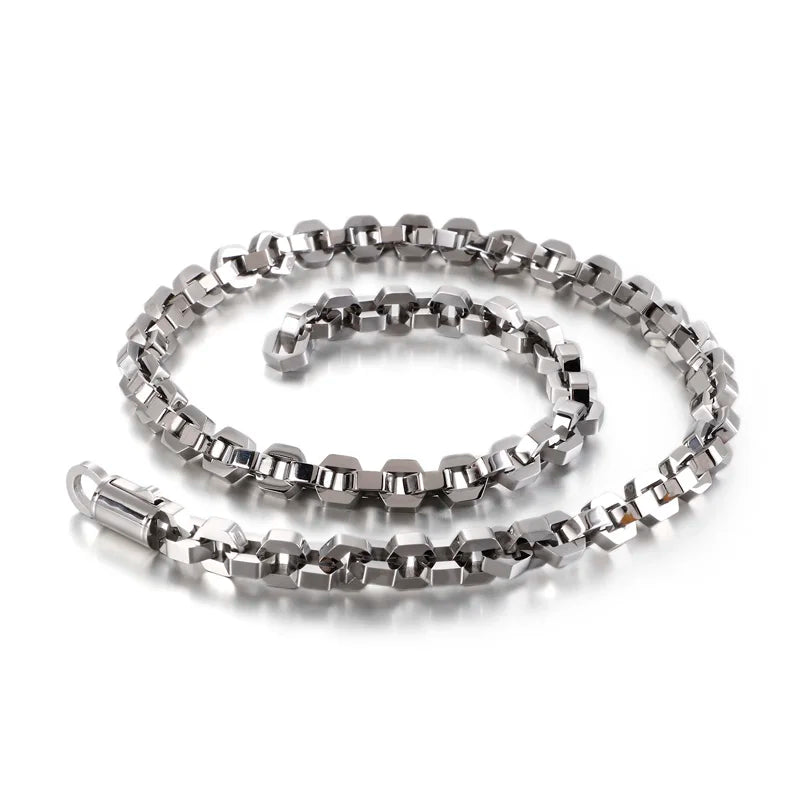 Man's Chain Link Fashion, Stainless Steel Necklace
