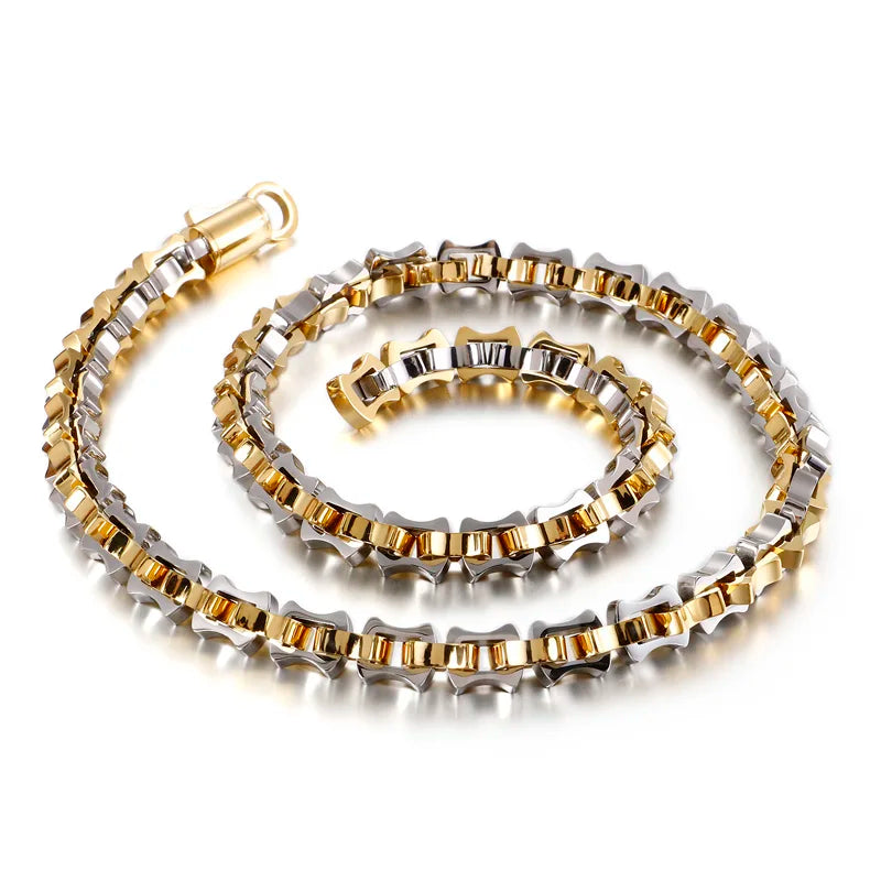 Man's Chain Link Fashion, Stainless Steel Necklace