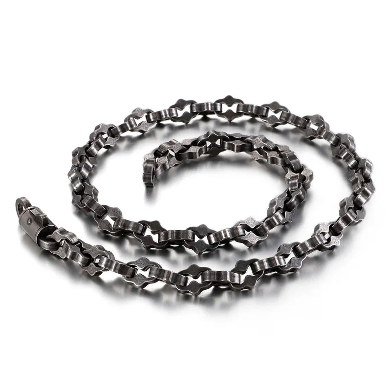 Man's Chain Link Fashion, Stainless Steel Necklace