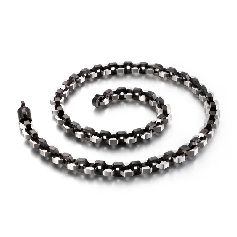 Man's Chain Link Fashion, Stainless Steel Necklace