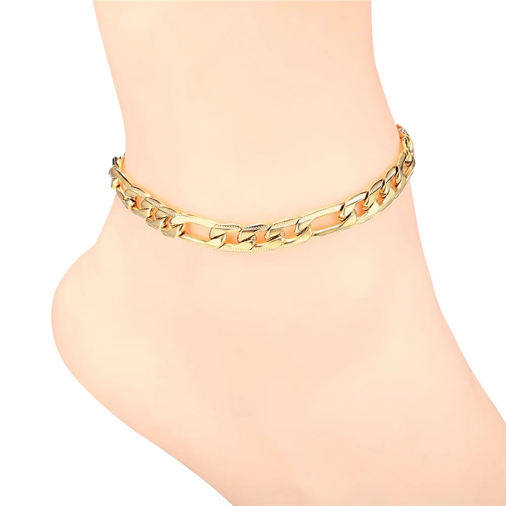 Figaro Bead Chain Anklet for Women And Girls