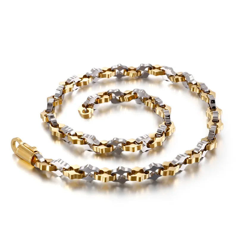Man's Chain Link Fashion, Stainless Steel Necklace