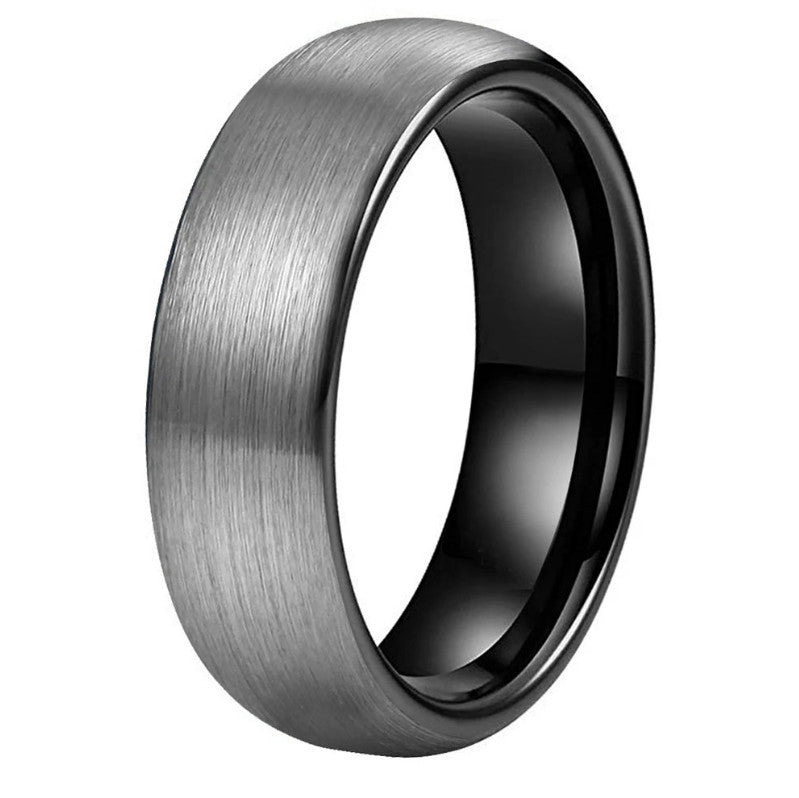 Men, Womens Domed Brushed Engagement Ring