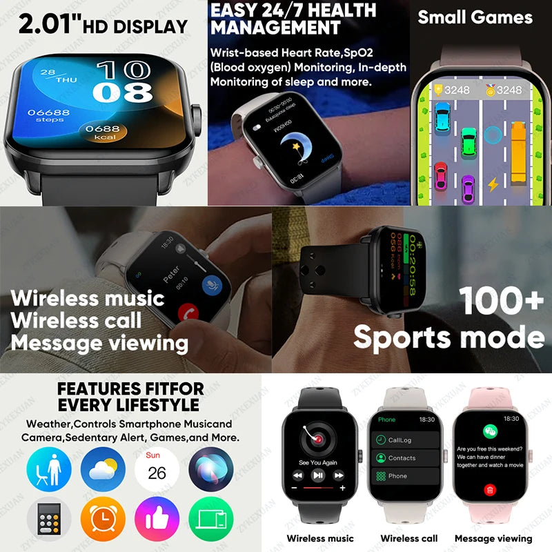 Mobile Watch Price Smart Watch 5 Pressure, Oxygen Heart Rate