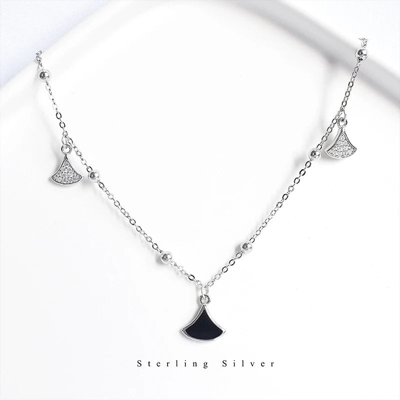 Women's 925 Sterling Silver Zircon Anklets Foot Chain