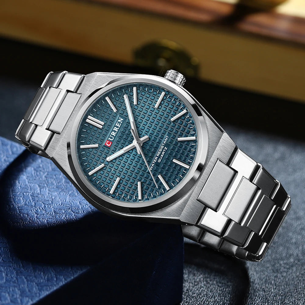 Men's  Stainless Steel  Business Quartz  Wristwatch