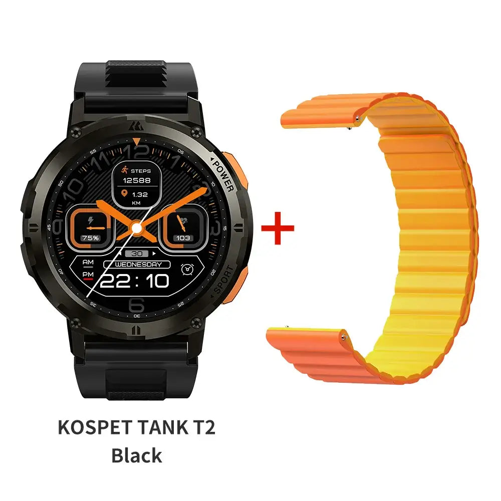 TANK T2 Military Ultra Smart Watch, Men & Women Smart Watch Fitness. fashion smart Watch,Mens Smart Watch