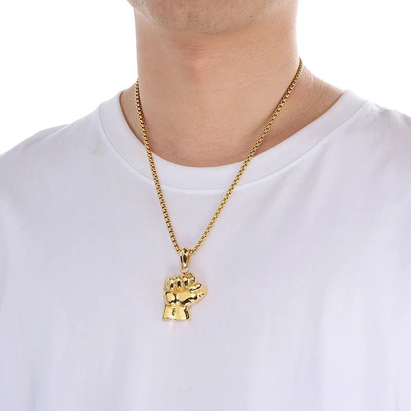 Trendy High Polished Stainless Steel Cross Chain For Men