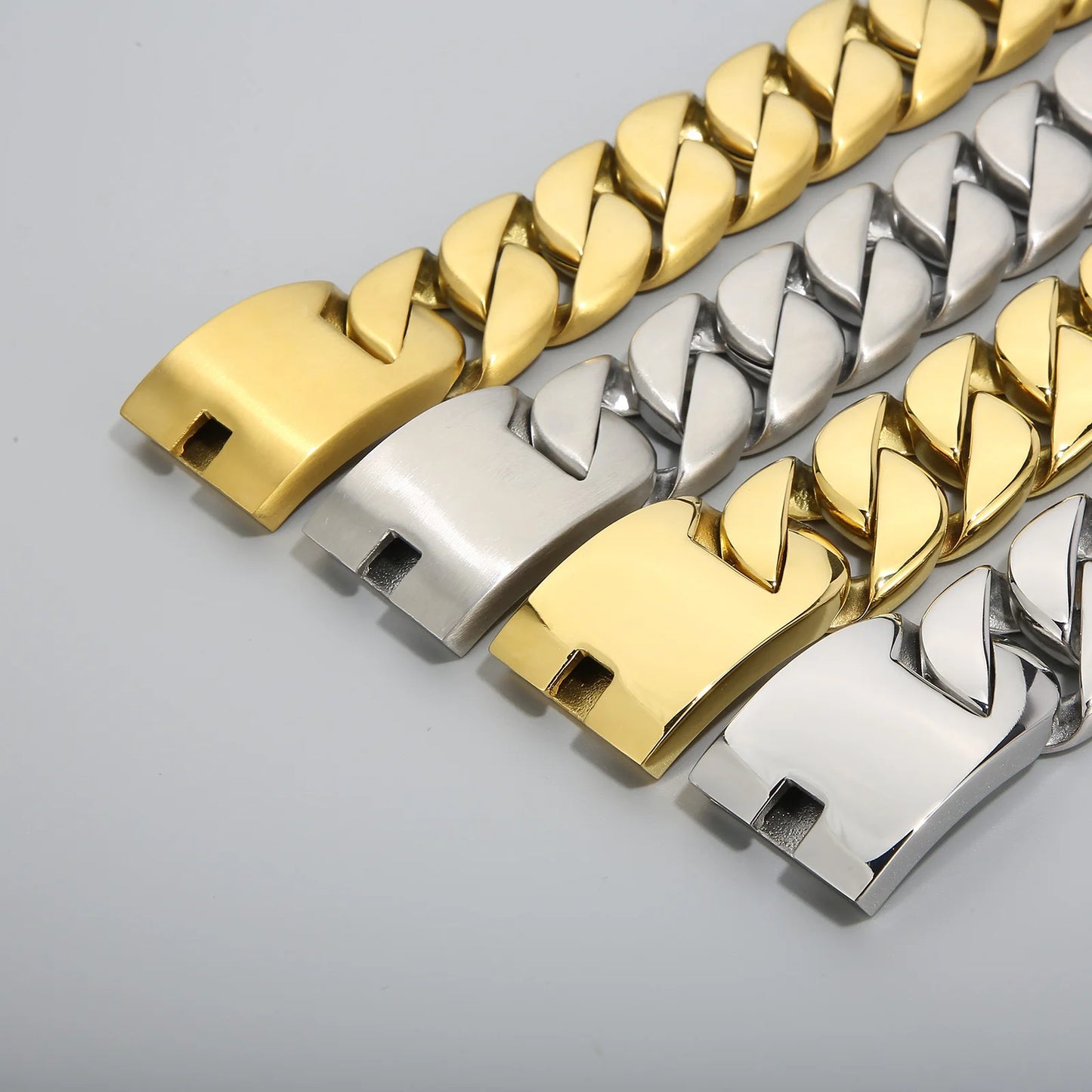 Women's Brushed Heavy Cuban Chain Stainless Steel Anklet