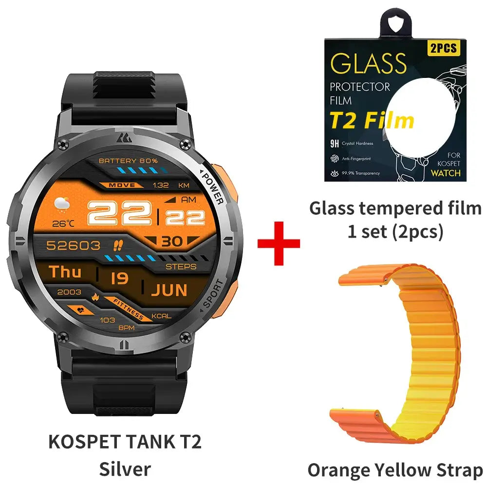 TANK T2 Military Ultra Smart Watch, Men & Women Smart Watch Fitness. fashion smart Watch,Mens Smart Watch