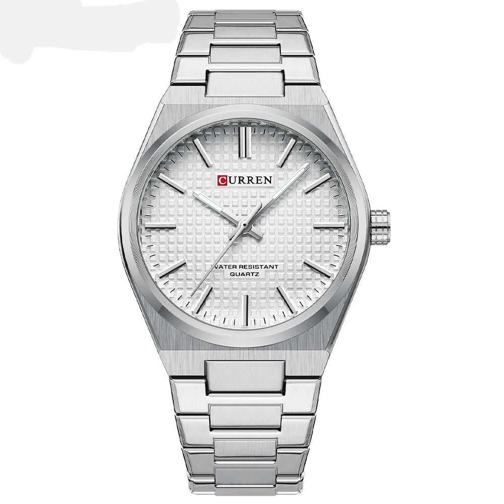 Men's  Stainless Steel  Business Quartz  Wristwatch