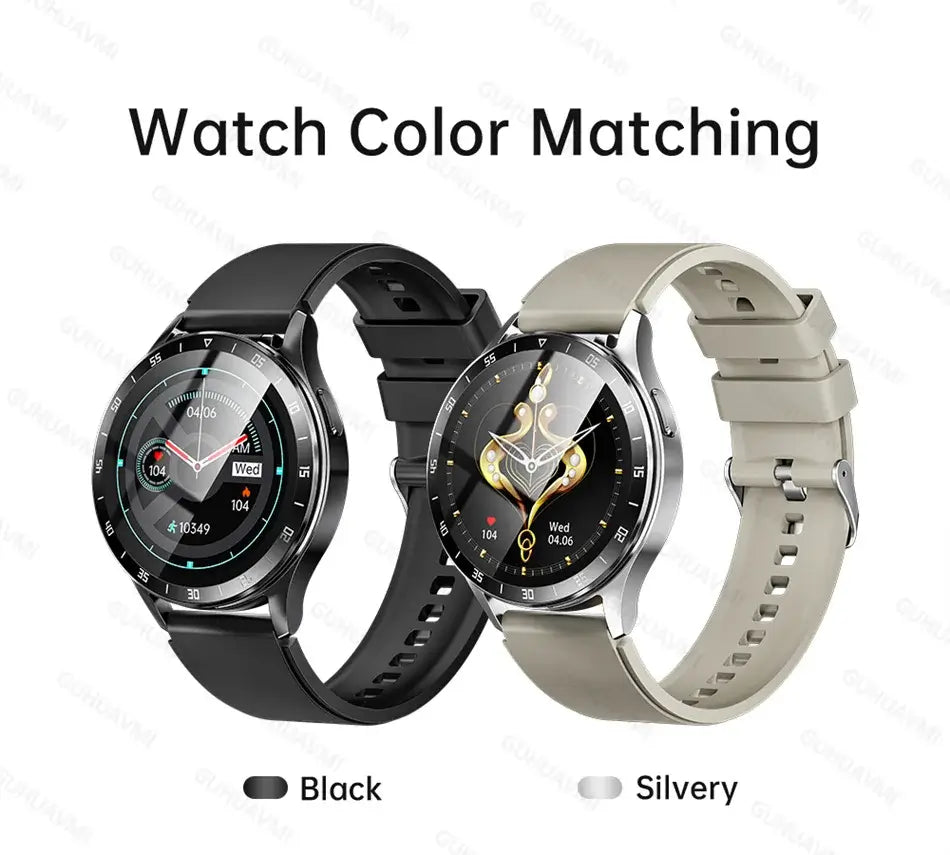 Mens 2 in 1 Wireless Bluetooth Blood Pressure Heart Rate Smart Watch. fashion smart Watch,Fit Bit Mens Watch,Mens Smart Watch