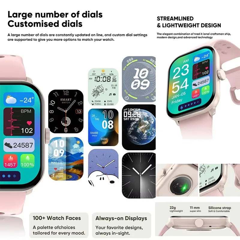 Mobile Watch Price Men, Women Smart Watch Health monitor