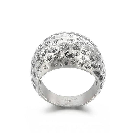 Mens Stainless Steel 316L Geometric Ring