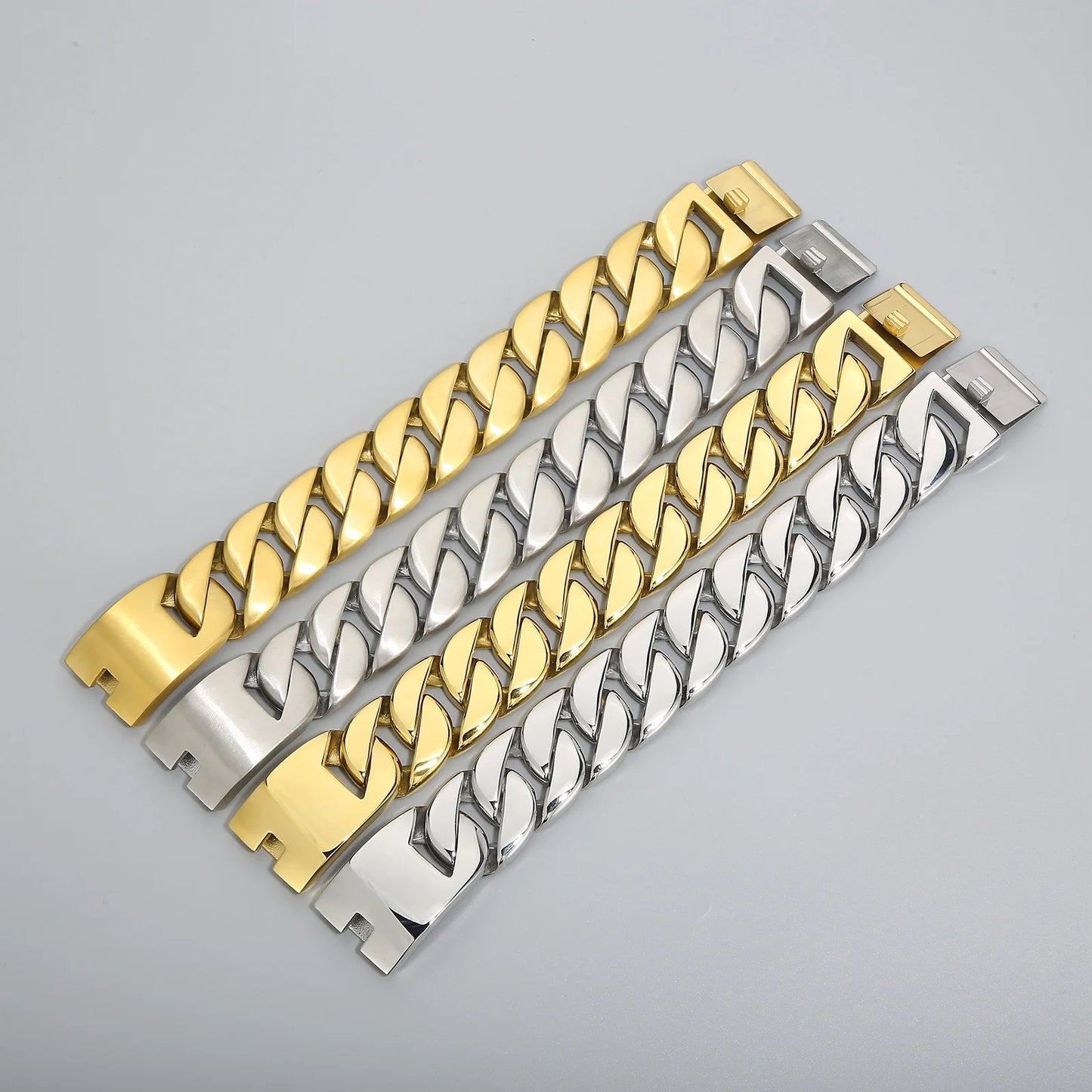 Women's Brushed Heavy Cuban Chain Stainless Steel Anklet