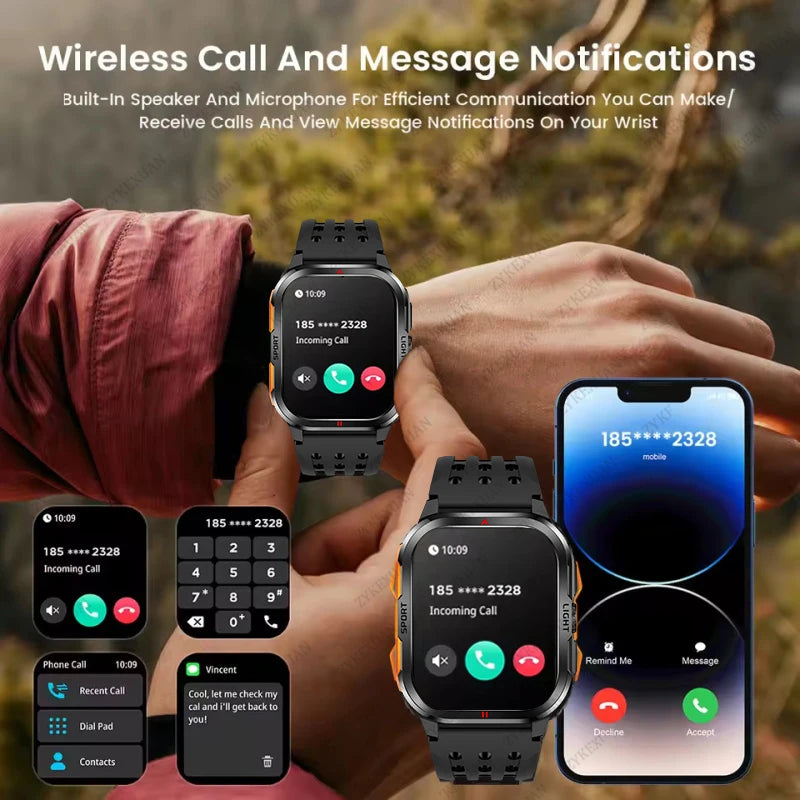 Mobile Watch Price Mens Military Fitness, Smart Watch