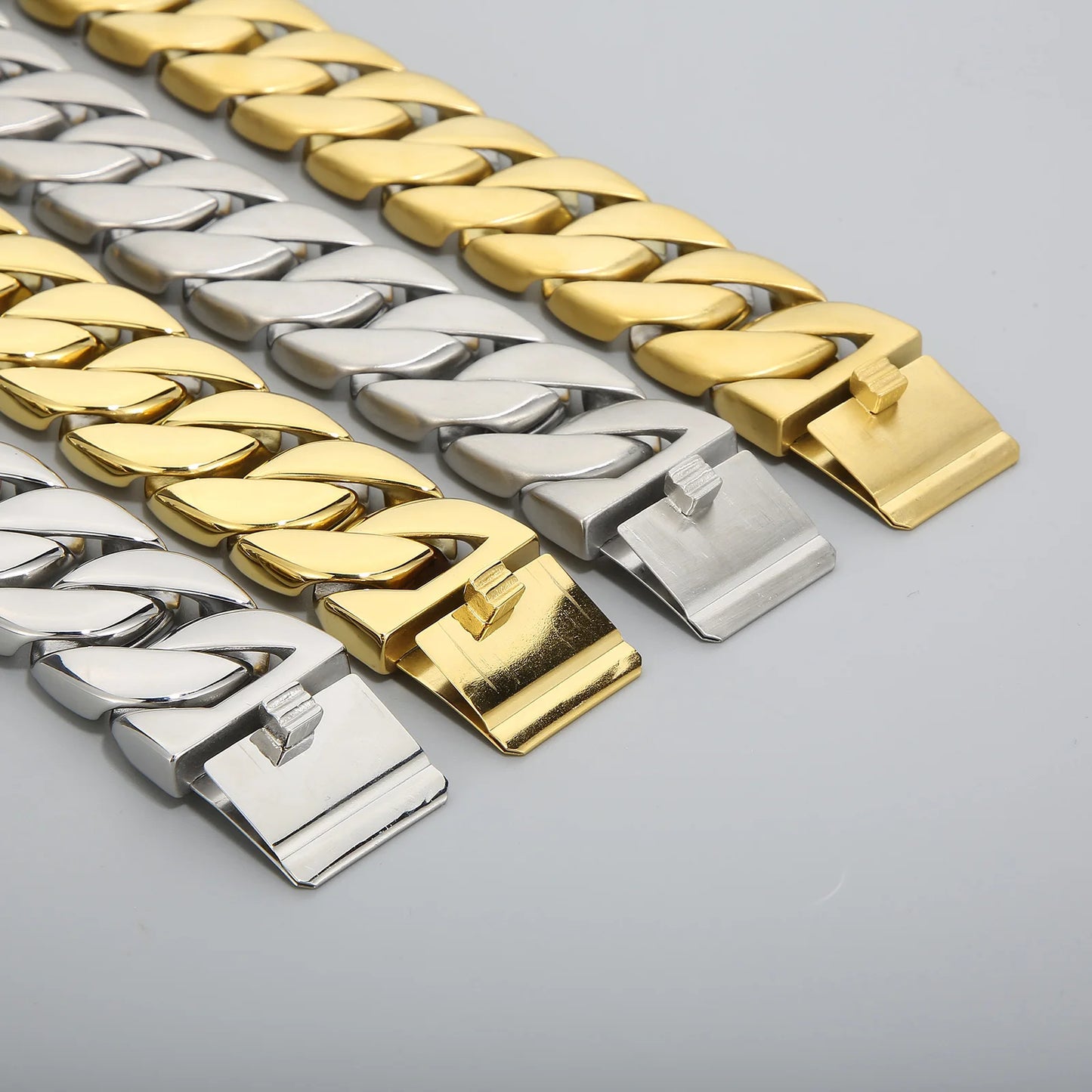 Women's Brushed Heavy Cuban Chain Stainless Steel Anklet